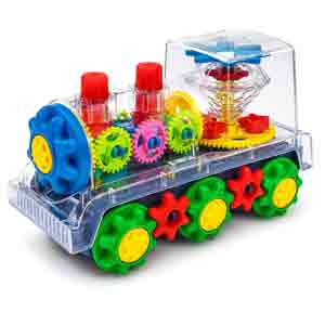 14-Transparent Gear Train Toy