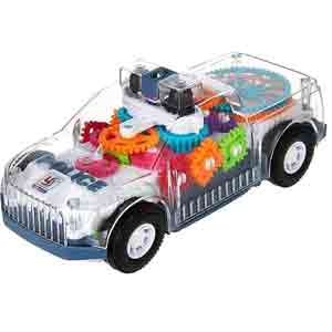 15-Transparent Police Car Toy