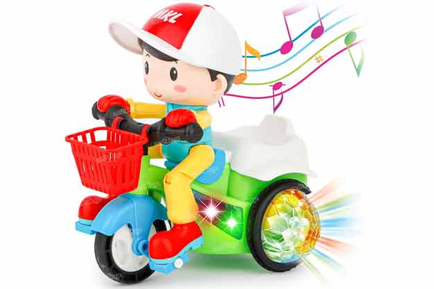 19-Stunt Tricycle Bump and Go
